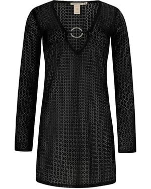 Paramidonna Krista Strandjurk Met Ringlets - Zwart