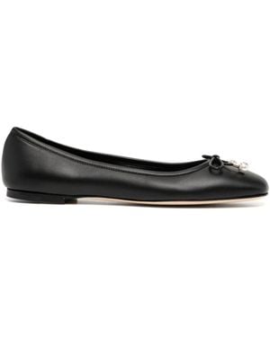 Jimmy Choo Elme Ballerina Shoes - Black