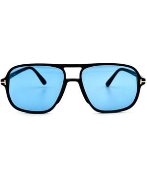 Ahlem Pilot-Frame Sunglasses - Blue