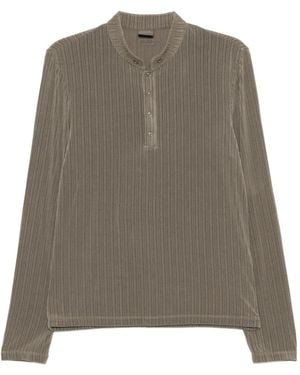 TEAM WANG design Reset Henley T-Shirt - Multicolour