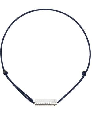 Le Gramme Engraved-Logo Bracelet - Metallic