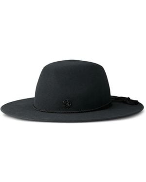 Maison Michel Kyra Wool-Felt Hat - Black
