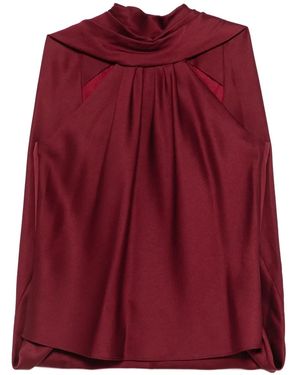 Jonathan Simkhai Draped Blouse - Red