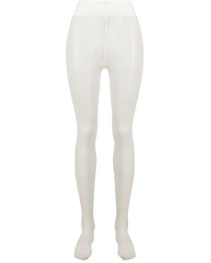 Wolford Cotton Rib Tights - White