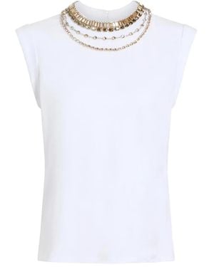 Cinq À Sept キャップスリーブ Tシャツ - ホワイト