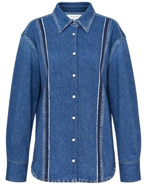Rag & Bone Miramar Denim Shirt - Blue