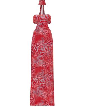 MISCI Agreste Maxi Dress - Red
