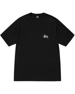 Stussy Pigment-Dyed T-Shirt - Black