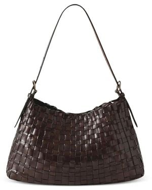 Dragon Diffusion Hobo Salvage Woven-Design Shoulder Bag - Brown