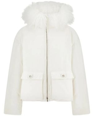 Ferragamo Padded Bomber - White