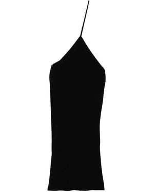 Rick Owens Strap Bias Dress - Black