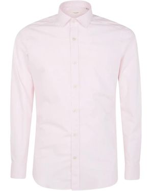 Tintoria Mattei 954 Cotton Button-Up Shirt - Pink