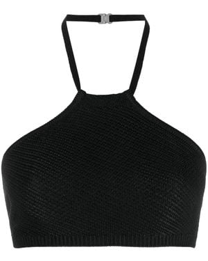 1017 ALYX 9SM Knitted Buckle Top - Black