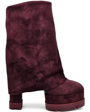 Casadei 120Mm Nancy Boots - Purple