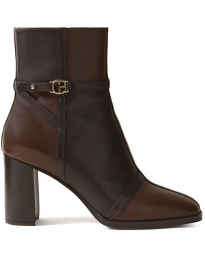 Claudie Pierlot 75Mm Patchwork Boots - Brown