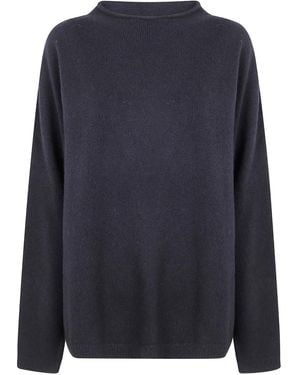 Liviana Conti Gwenda Mock-Neck Sweater - Blue