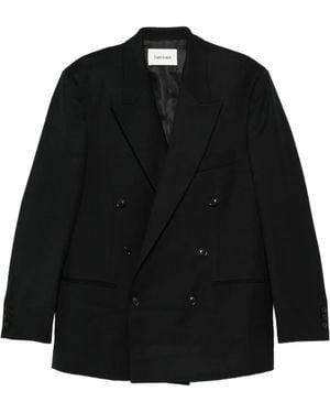 Tonywack Double-Breasted Jacket - Black