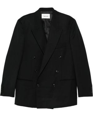 Tonywack Double-Breasted Jacket - Black