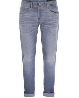 Dondup George Logo-Detail Jeans - Blue
