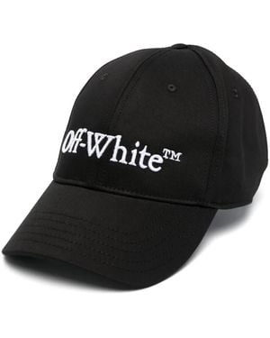 Off-White c/o Virgil Abloh Bookish Logo-Embroidered Baseball Cap - Black