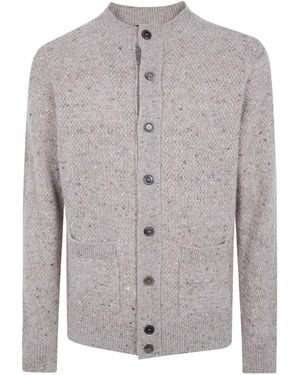 FILIPPO DE LAURENTIIS Cardigan En Laine À Boutonnière - Grey