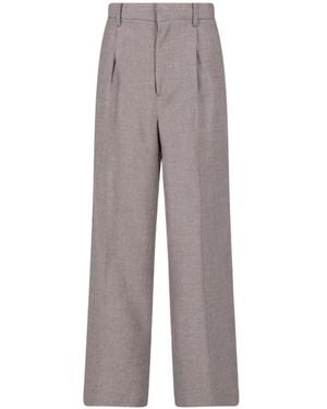 AURALEE Tailored Wool Pants - Grey