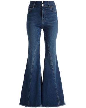 Alice + Olivia Vaqueros acampanados Beautiful Seamed - Azul