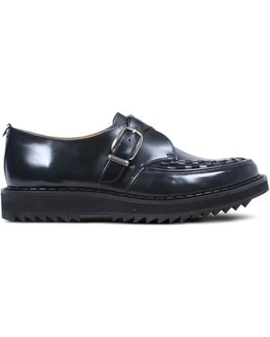 George Cox Ripple Hatton モンクストラップシューズ - ブルー