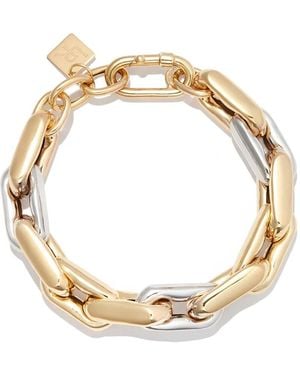 Lauren Rubinski 14Kt Chunky Chain-Link Bracelet - Metallic