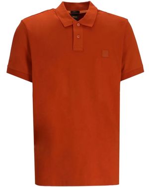 BOSS Polo Con Logo - Arancione