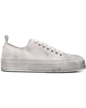 Ann Demeulemeester ダメージ スニーカー - ホワイト