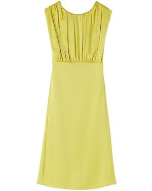 Jil Sander Ss24 Midi Dress - Yellow