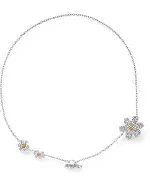 Marni Collar Daisy Con Detalles De Cristal - Blanco