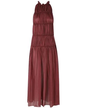 Semicouture Marilou Maxi Dress - Purple