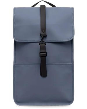 Rains Carabiner-Fastening Backpack - Blue