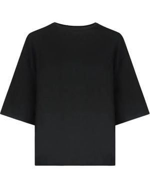 Loulou de Saison Osis Lds Oversized Boxy-Cut T-Shirt - Black