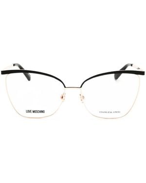 Love Moschino Cat-Eye Glasses - Natural