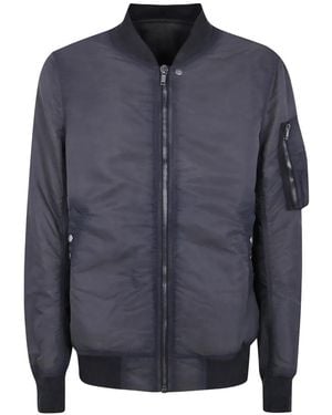 Rick Owens Zip-Fastening Bomber Jacket - Blue