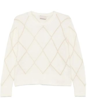 Pennyblack Pull À Losanges - White