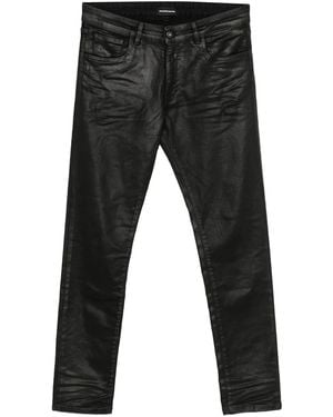 Salvatore Santoro Coated Jeans - Black