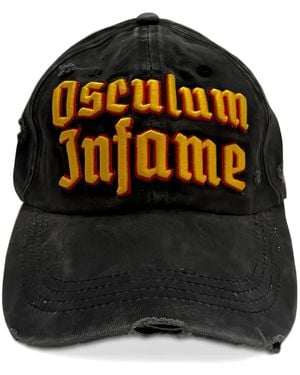 DAGGER Distressed-Effect Baseball Cap - Black