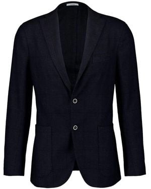 Boglioli Checked Blazer - Blue