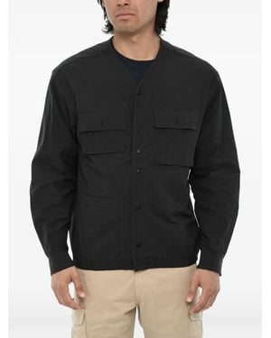 Woolrich V-Neck Pocket Jacket - Black