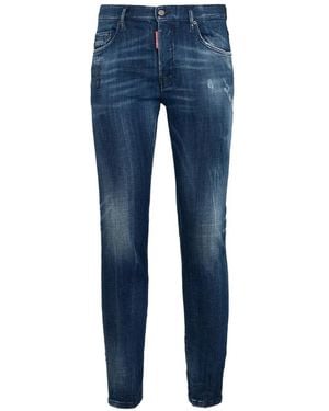 DSquared² Vaqueros Super-Twinky Milky Way-Wash - Azul