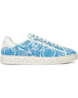 Versace Barocco Sneakers - Blauw