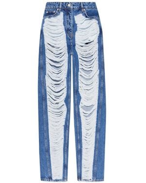 IRO Vaqueros Anchos Con Efecto Envejecido - Azul