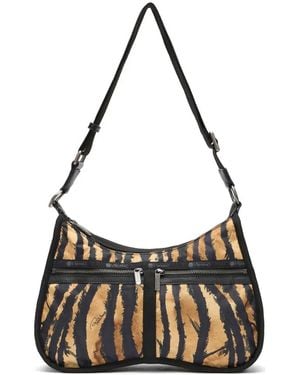 Roberto Cavalli Sac Porté Épaule Torino À Imprimé Tigre - White