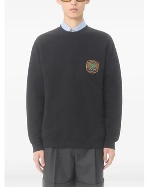 Valentino Garavani Logo-Patch Sweatshirt - Black