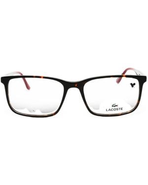 Lacoste Rectangle-Frame Glasses - Black