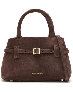 MANU Atelier Leather Tote Bag - Brown